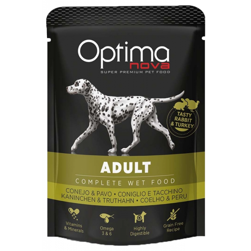 Optima Nova Dog Adult Rabbit&Turkey 300g