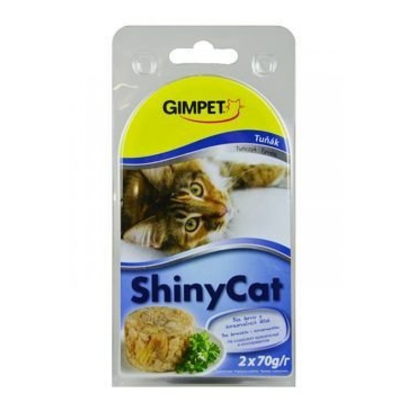 Gimpet cat konserwowany tuńczyk ShinyCat 2x70g