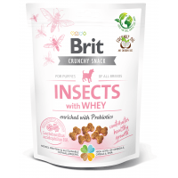 Brit Care Dog Crunchy Crack.Insec.Puppy Whey Prob 200g (min. odběr 6 ks)