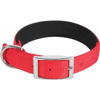 Obroża dla psa SOFT NYLON czerwona 20mm / 40cm Zolux