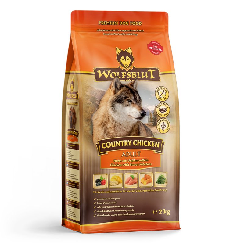 Wolfsblut Dog Adult Country Chicken 2kg