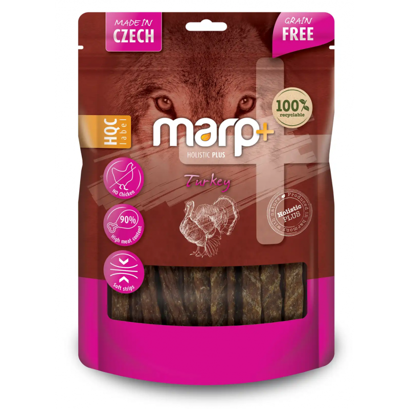 Marp Holistic Plus - przysmaki z indyka dla psów 80g