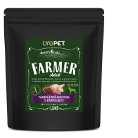 LYOPET Farmer Adult Kaczka hodowlana z przepiórką 1,5 kg (dla wszystkich ras)