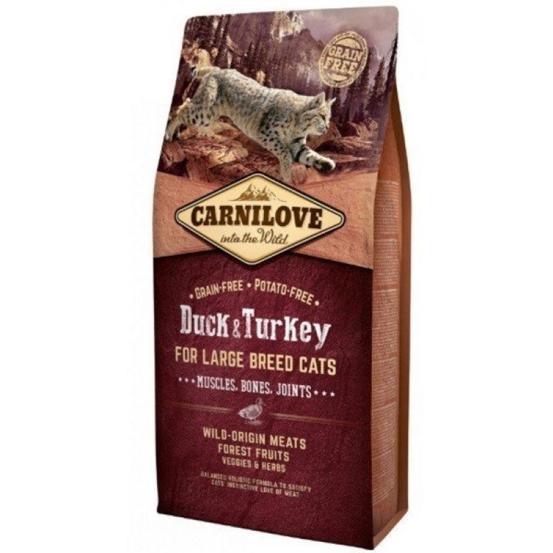 Carnilove Cat LB Duck&Turkey Muscles,Bones,Joints 6kg
