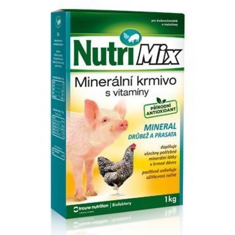 Nutri Mix dla świń i drobiu Mineralne 1kg