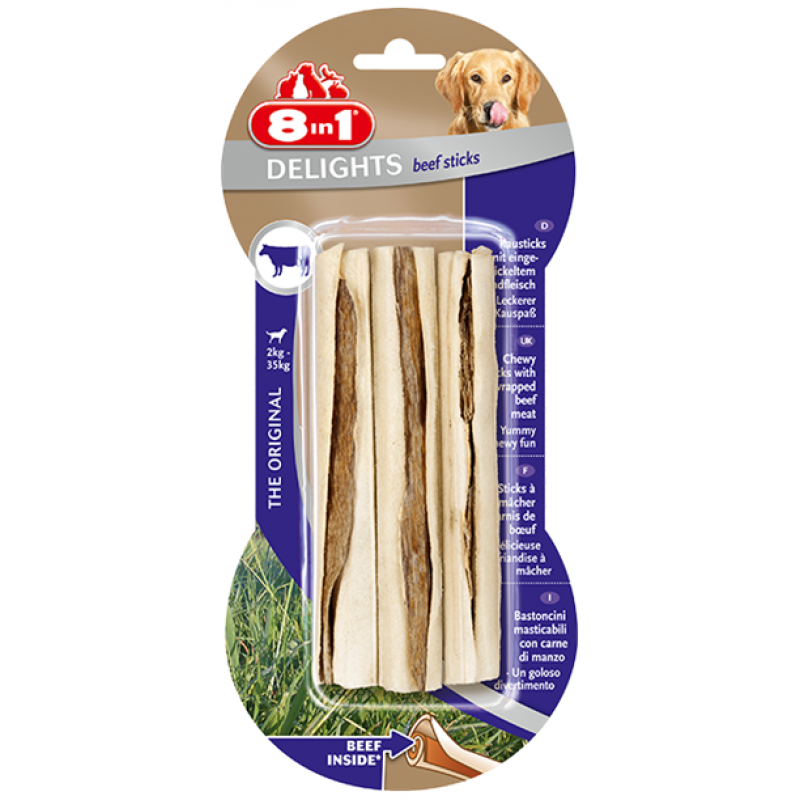 Kij do żucia Delights Beef 3szt