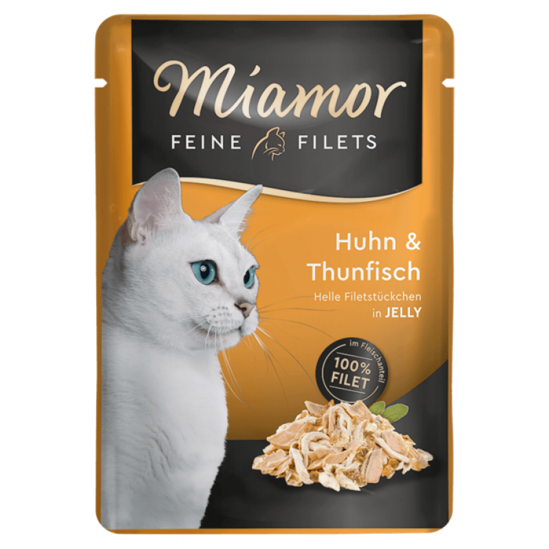 Miamor Cat Filet kurczak kieszonkowy + tuńczyk 100g