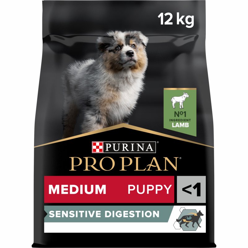 PRO PLAN MEDIUM PUPPY SENSITIVE DIGESTION jagnięcina 12 kg