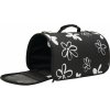 Torba podróżna Flower L czarna 25x51x33cm Zolux