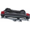 Przyczepka rowerowa z funkcją szybkiego montażu L 74 x 95 x 103/143 cm szara