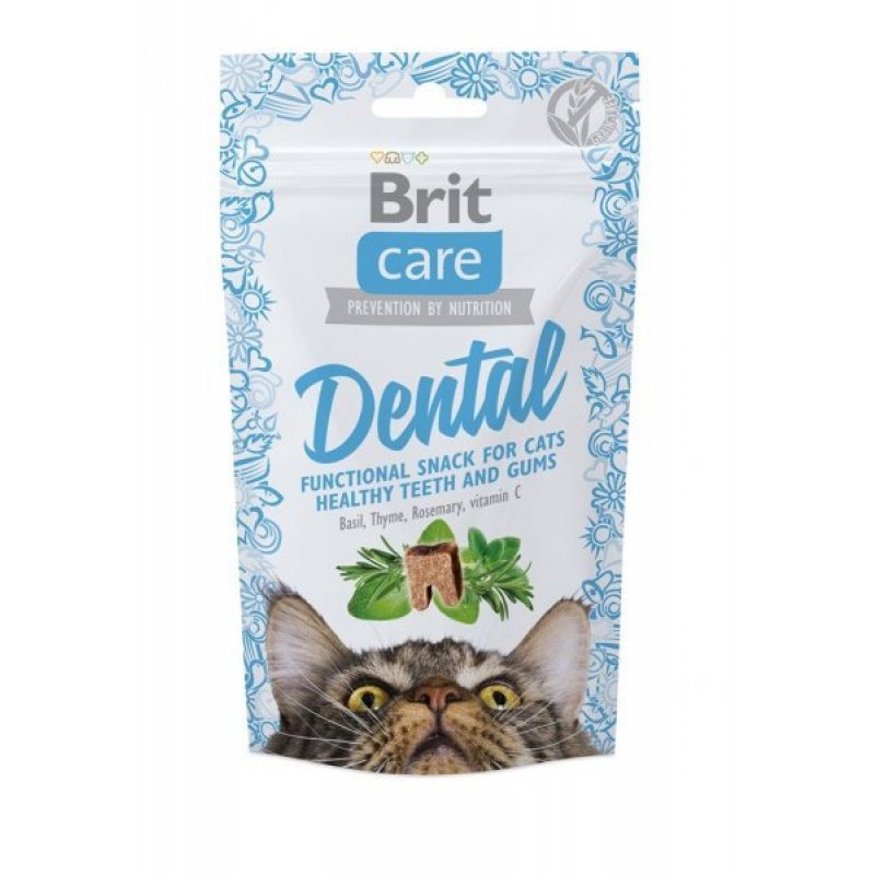 Brit Care Cat Snack Dental 50g