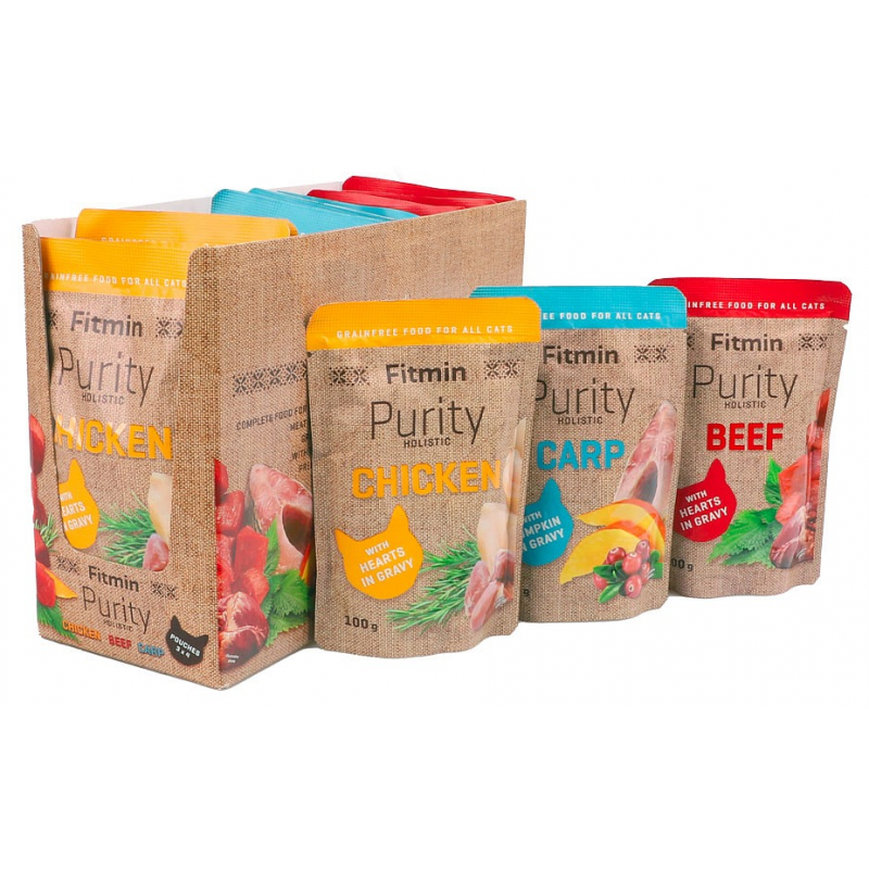 Fitmin Purity Cat pouch multipack 12x100g