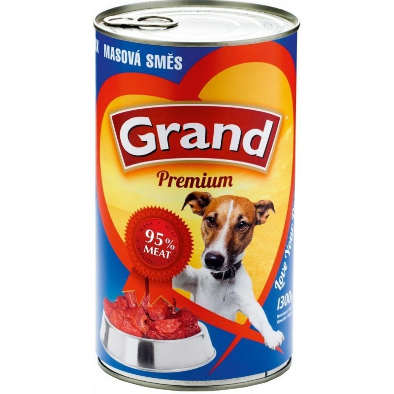 GRAND mieszanka mięsna premium w puszkach 1300g