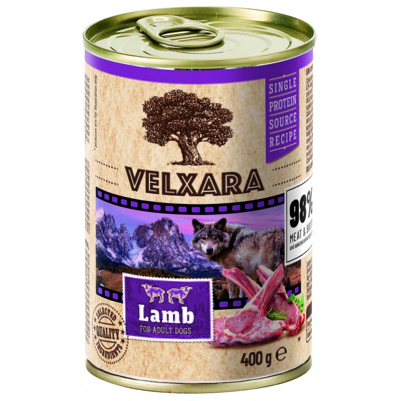Velxara Pate Lamb 400g for adult dogs