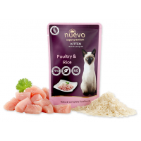 Nuevo kotek kieszeń drób z ryżem 85g (min. zamówienie 16 szt.)
