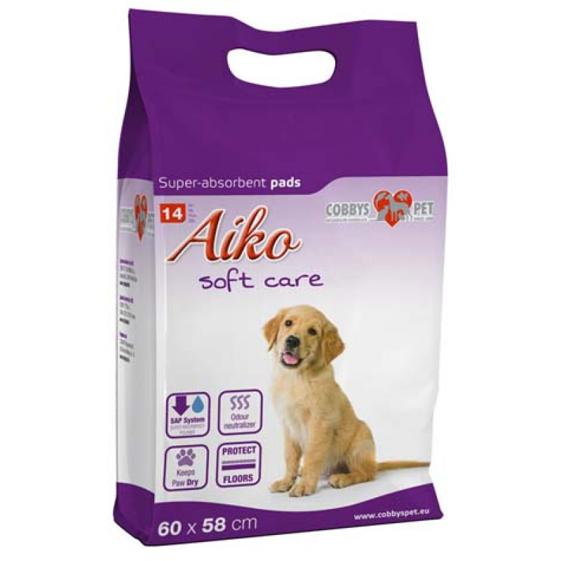 Podkładka chłonna dla psów Aiko Soft Care 60x58cm 14szt