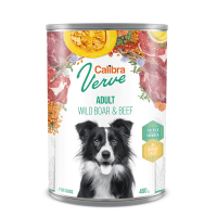 Calibra Dog Verve konz. GF Adult Wild Boar & Beef 400 g (min. odběr 6 ks)