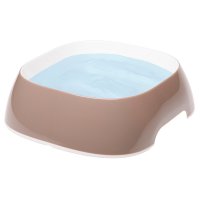 Plastikowa miska Ferplast GLAM LARGE 1,2l beżowa