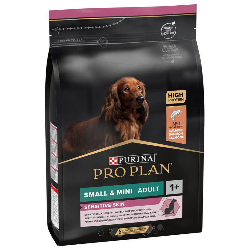 Purina Pro Plan Dog Adult Small &amp; Mini Skóra wrażliwa 3kg