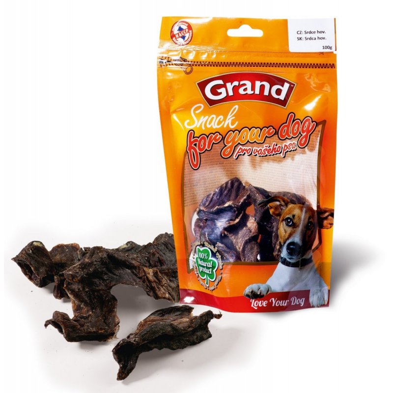 GRAND Wołowina Suszona Serca 100g