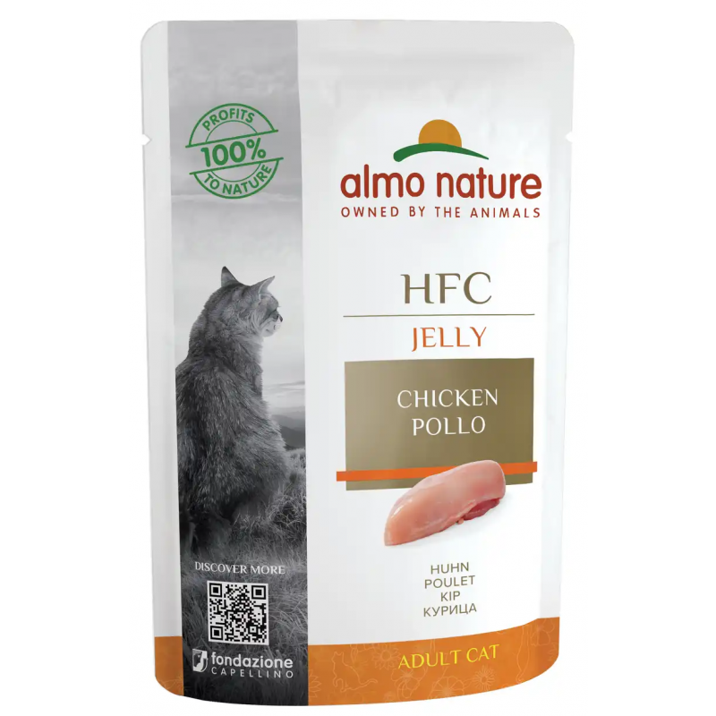 Almo Nature HFC Jelly - Pierś z kurczaka w galarecie 24 x 55g