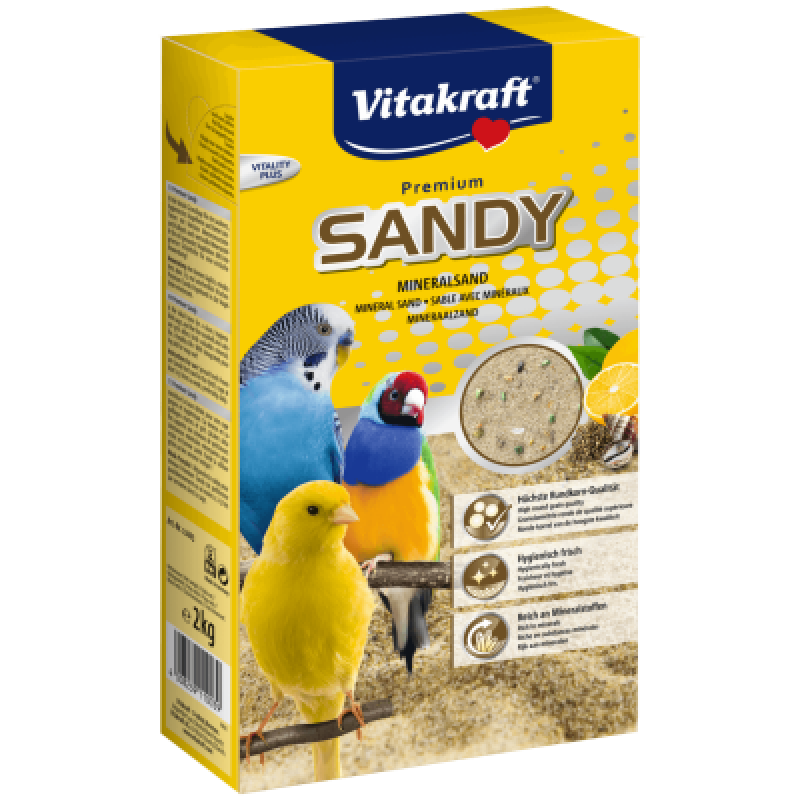Vitakraft Bird Sand Organiczny piasek dla papug 2kg