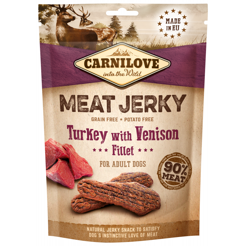 Carnilove Jerky Venison & Turkey Fillet 100 g