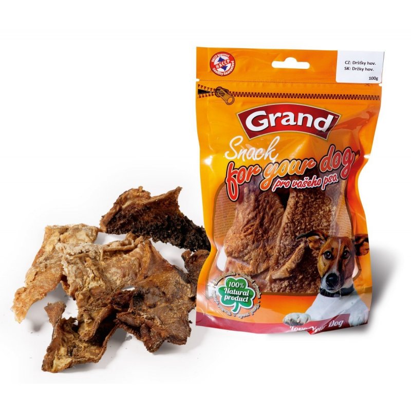 GRAND przysmaki suszone dla psów flaki 100g