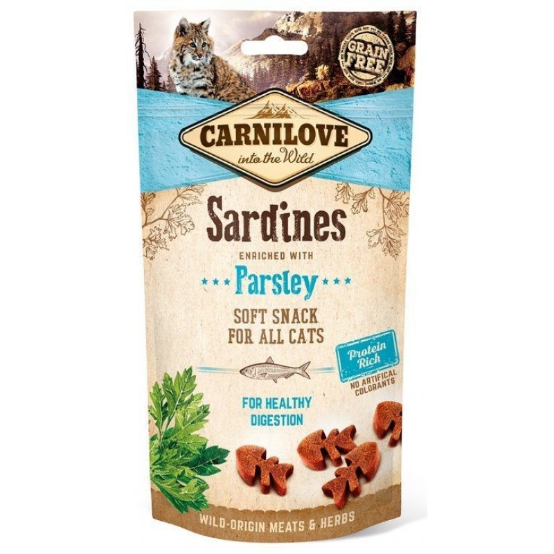 Carnilove Cat Semi-Moist Snack Sardynka i Pietruszka 50g