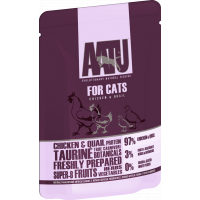 Saszetka AATU Cat Chicken &amp; Quail 85g