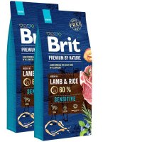 2x Brit Premium by Nature Sensitive Lamb 15kg