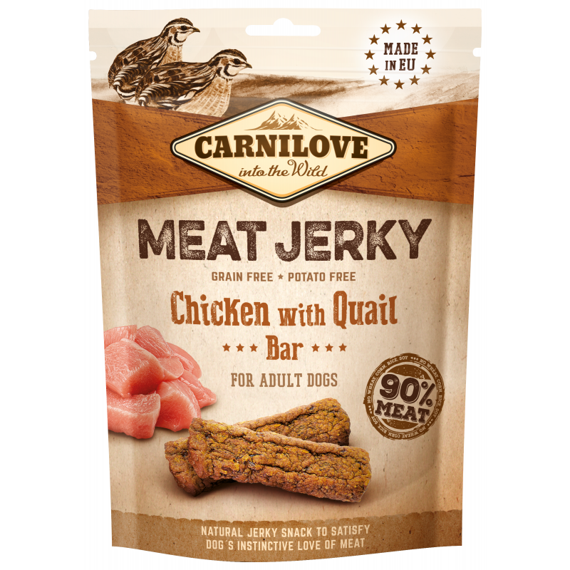 Carnilove Jerky Quail & Chicken Bar 100 g