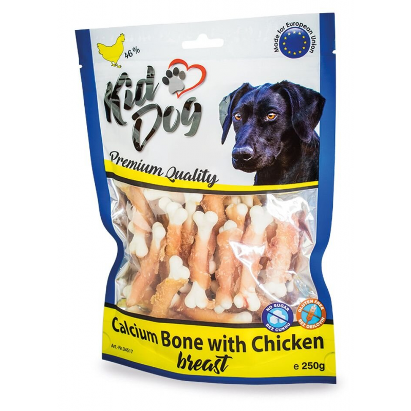 Pierś z kurczaka KIDDOG na kostce wapnia 250 g