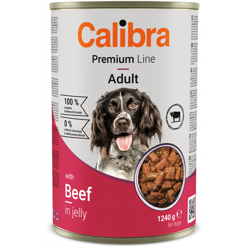 Calibra Dog Premium konz. with Beef 1240g