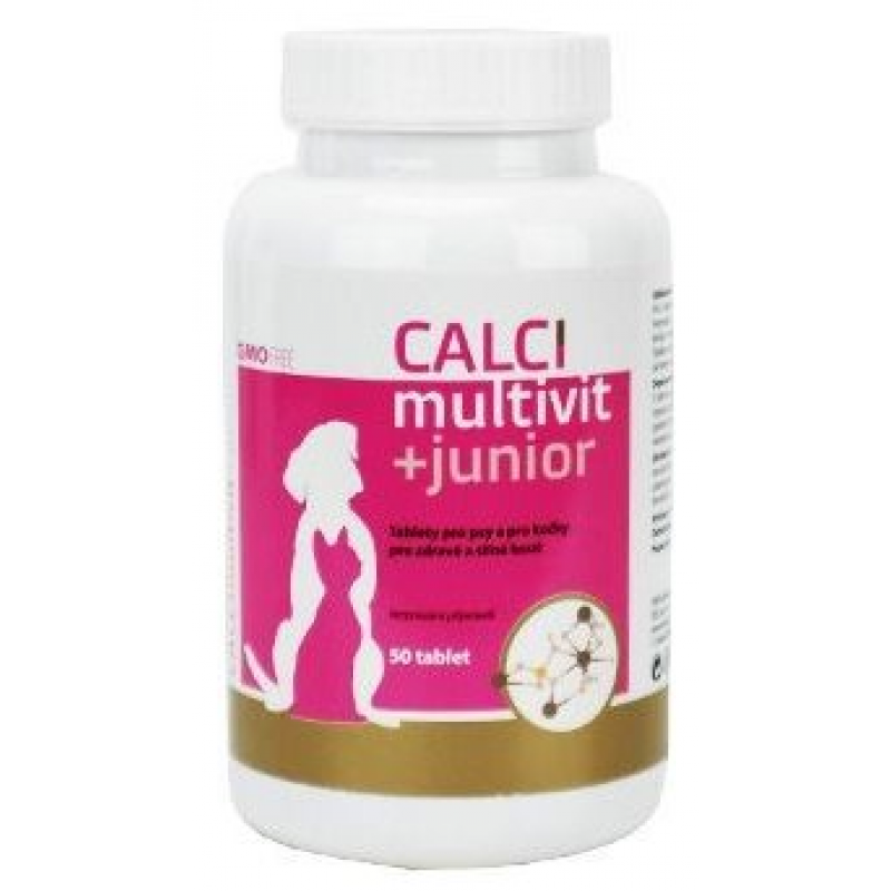 CALCI multivit junior tabletki dla psów i kotów 50 tbl