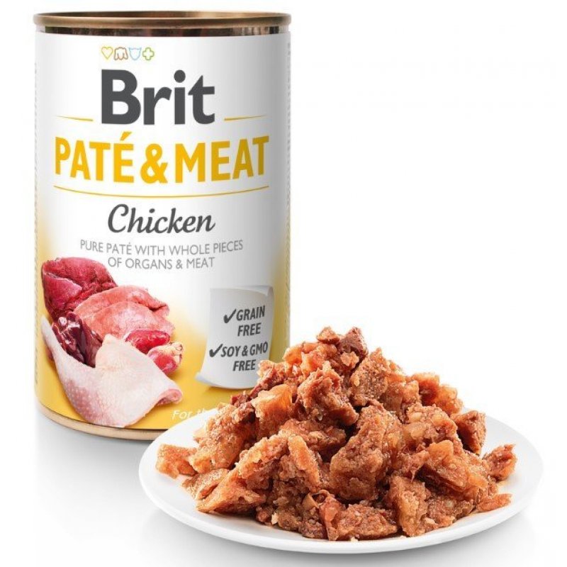 Brit Dog konz Paté & Meat Chicken 400g (min. odběr 6 ks)