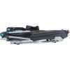 Przyczepka rowerowa z funkcją szybkiego montażu L 74 x 95 x 103/143 cm szara