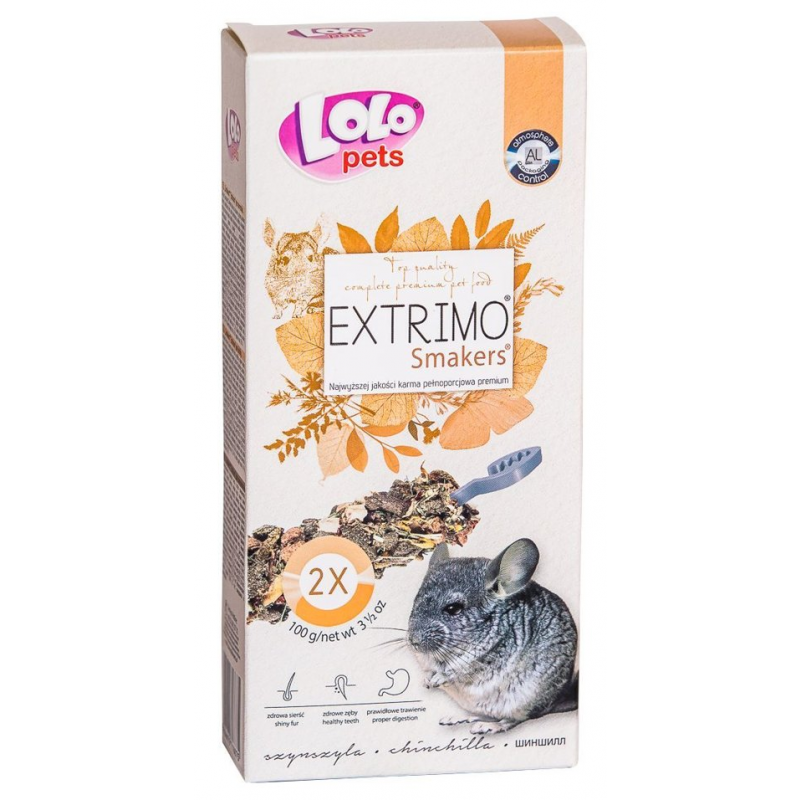 EXTRIMO SMAKERS dla szynszyli 2 szt/100 g