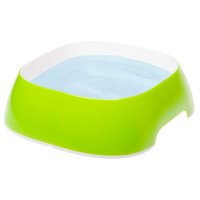 Plastikowa miska Ferplast GLAM LARGE 1,2l żółto-zielona