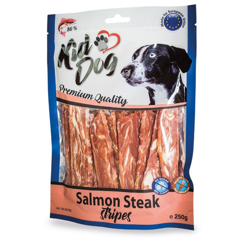 KIDDOG Stek z Łososia w Pasku 250g