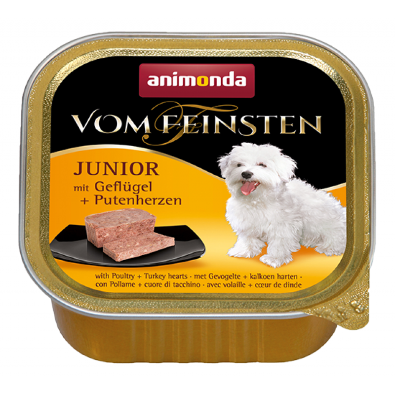 Pasztet Animonda Junior Poultry&Turkey Hearts 150g
