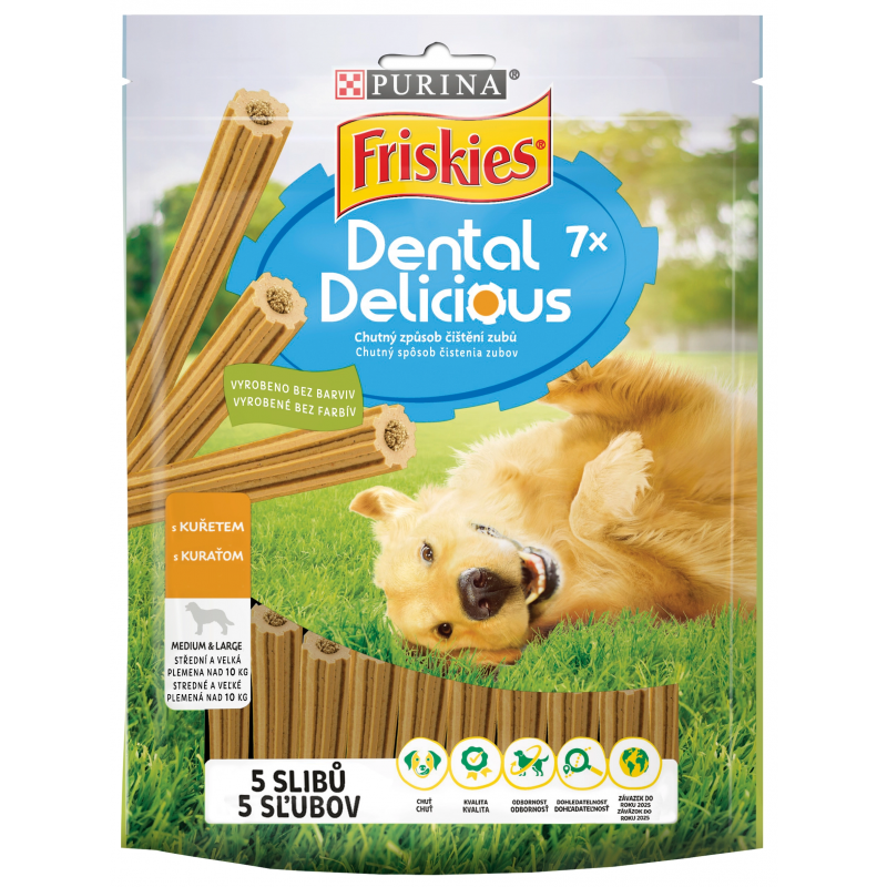 Dental Delicious Medium & Large 200g Friskies