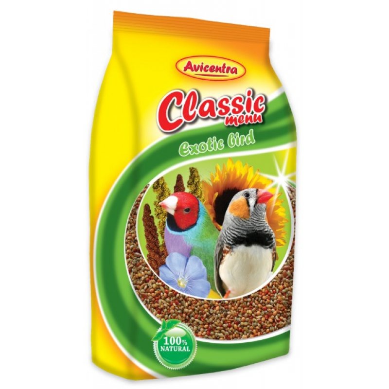 Avicentra Classic menu małe egzotyczne 500g