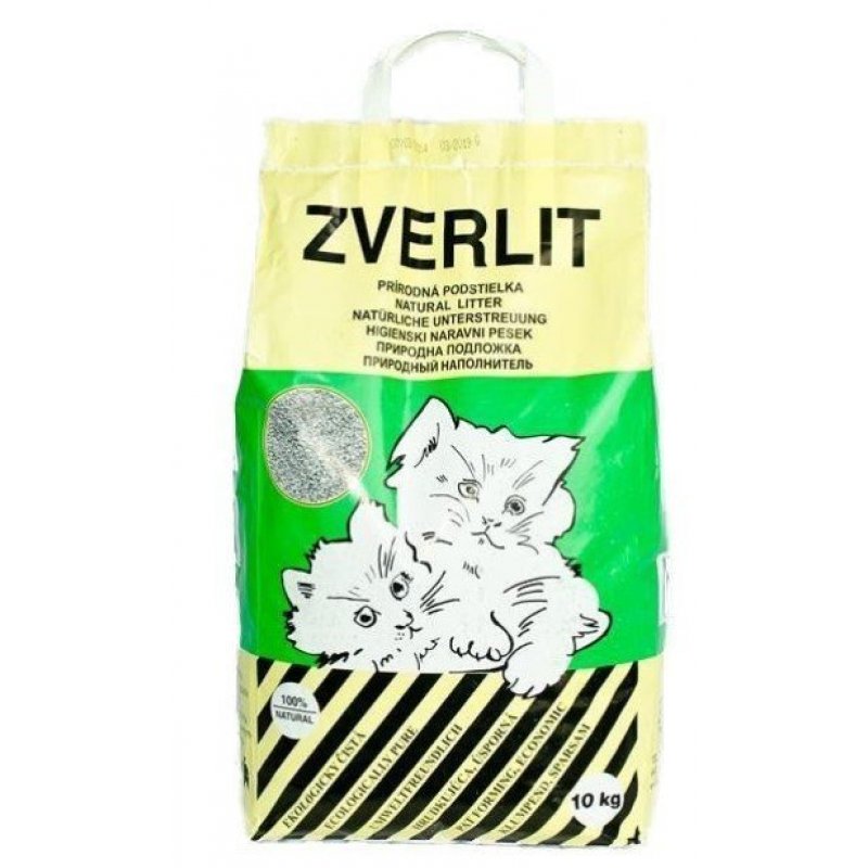 ZVERLIT zielony gruby Żwirek dla kota 10kg