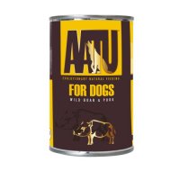 AATU Dog Wild Boar & Pork konzerva 400g  (min. odběr 6 ks)