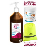 VITAR Veterinae ArtiVit Sirup 1000ml+DentON100g+plecak