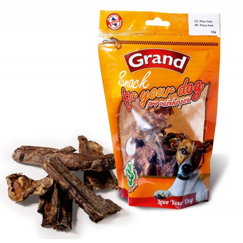 GRAND suszenie płuc wołowych 50g ZIP