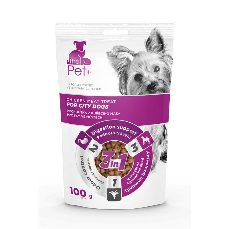 Przysmak Pet+ 3v1 FOR CITY DOGS kurczak 100g