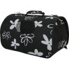 Torba podróżna Flower L czarna 25x51x33cm Zolux