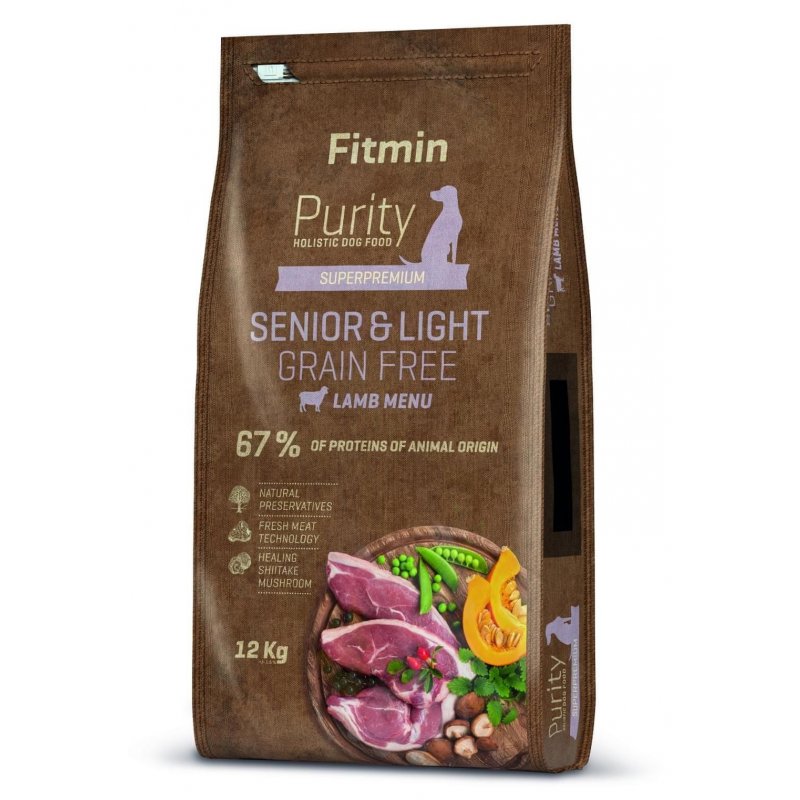 Fitmin Purity Bezzbożowa Senior i Lekka Jagnięcina 12kg WYPRZEDAŻ